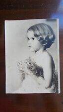 Vintage/Antique Photo Little Girl Posed As if Praying Cute picture