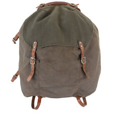 Original Swedish Back Pack M1939- Leather and Canvas-Genuine Surplus picture