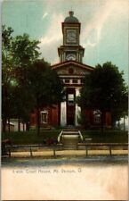 1906. MT VERNON, OHIO. COURT HOUSE. POSTCARD CK18 picture