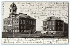 1908 Court House Jail Exterior Building Park Rapids Minnesota Vintage Postcard picture