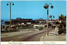 Postcard - Rolando Beach, California - Driveway to the Pier picture