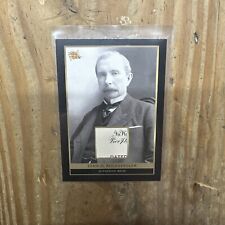 John D. Rockefeller 24 Pieces Of The Past Authentic Relic Card picture