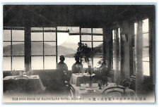 c1940's The Fuji From of Matsuzaka Hotel Hakone Japan Vintage Unposted Postcard picture