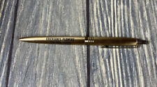 Vintage Gold Ericksons Flowers 13th Street Greeley Colo Bankers Retractable Pen picture
