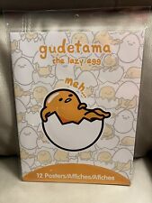 Sanrio GUDETAMA the lazy egg POSTER BOOK of 12 Prints 8x10 NEW Sealed SHIPS FREE picture