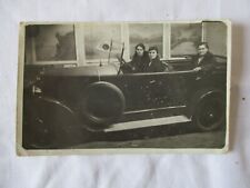 CPA PHOTO LADY IN A CAR 1931 BOULEVARD DES TILLEULS CARCASSONNE AUDE 11 picture