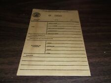 1930 SOUTHERN PACIFIC TICKET IDENTIFICATION ENVELOPE FOR SLEEPING CAR PASSENGERS picture