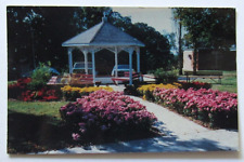 Arkansas Fayetteville Mount Sequoyah Retreat Center Gazebo Flowers Postcard picture