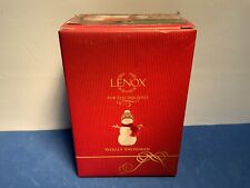 Lenox Wooly Snowman Figurine 6” picture
