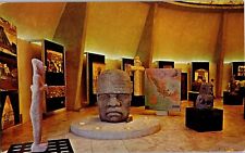 Mesoamerican Olmec Colossal Head Mexico Ciudad Juarez Art Museum Postcard picture