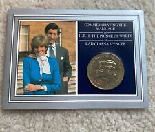1981 Princess Diana And Prince Charles Commemorative Coin In Original Packaging picture