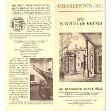 Vintage 1973 Charleston SC Festival of Houses Travel Brochure TF4-B2 picture