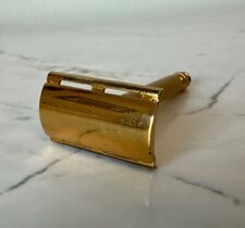 Gillette Ball End Tech Gold Vintage Double Edge Safety Razor/3 Piece/Nice picture