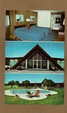 McAllen,TX Texas, Palmview Golf Motel circa 1973 3 split views, 1 card picture