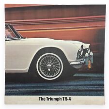 Standard Triumph TR-4 TR4 1960s Auto Sales Brochure Vintage Original picture