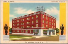 1940s DEARBORN, Michigan Postcard 