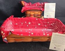 Longaberger 1993 Woven Traditions Bread & All-Star Baskets Liners & Protectors picture