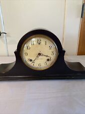 Vintage Sessions  Wooden  Mantle Clock complete w pendulum & key untested picture
