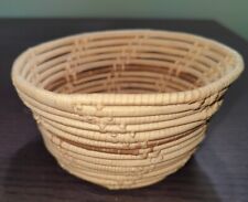 Boho Woven Coil Basket Trinket Key Coin Rustic Farmhouse Country Dresser Small picture