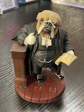 Doggie People Bulldog Barrister Figurine Robert Harrop England | Great Condition picture