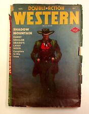 Double-Action Western Magazine Pulp Oct 1947 Vol. 14 #2 GD Low Grade picture