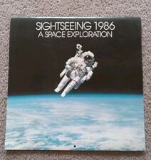 Vintage 1986 Sightseeing A Space Exploration Large Calendar Excellent Very Rare picture