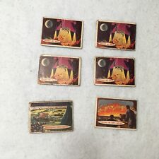 1957 Topps 'Space Cards' Lot of 6 T.C.G #78, #45, #32, #32, #32, #32 picture