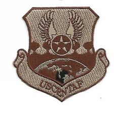 AIR FORCE USAFCENT EMBROIDERED MILITARY AUTHENTIC DESERT HOOK AND LOOP PATCH picture