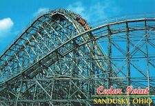 Cedar Point Sandusky, Ohio Continental Postcard Gemini Racing Coaster 1990s  Q4 picture