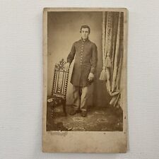 Antique CDV Photograph Handsome Young Civil War Soldier Ludlow VT picture