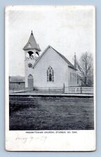 1909. STURGIS, SD. PRESBYTERIAN CHURCH. POSTCARD. SZ24 picture