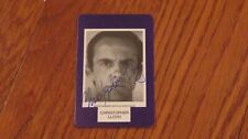 Christopher Lloyd Autographed Hand Signed Card Back to the Future picture