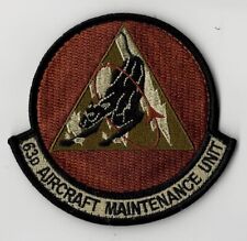 USAF  63rd AIRCRAFT MAINT UNIT,  OCP (F-35s). Luke AFB, AZ, hooked backing, 3.5