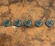 (5) NOS US Army / Military OD Buttons / 3/4 inch, 1960s, R-49 picture