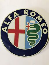 ALfa Romeo Milano  Italian Racing  Retro Style Reproduction Garage Sign picture