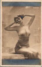 Tucks Paris Salon Pictures T Ralli Baine Arabe Beautiful Lady Vtg Postcard C40 picture