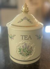 Lenox SPICE GARDEN TEA CANISTER w/LID~ 1993 picture