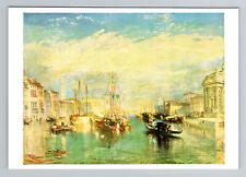 Vintage Turner Grand Canal Venice Postcard, Continental Size, Art Collectible picture