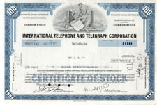 International Telephone-Telegraph - Original Stock Certificate - 1977 - YH351145 picture