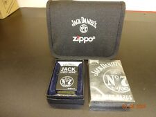 NEW JACK DANIELS No7 ZIPPO LIGHTER SET WITH PALYING CARDS picture
