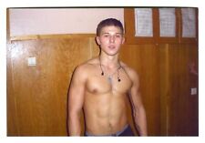 REPRINT 2000's Shirtless Handsome young man naked gay russian photo picture