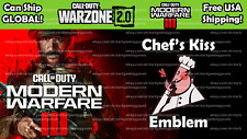 CoD MW3 Call of Duty Modern Warfare 3 Chef's Kiss Emblem SEND OFFER picture