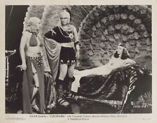 HOLLYWOOD BEAUTY CLAUDETTE COLBERT in CLEOPATRA PORTRAIT 1950s VINTAGE Photo C41 picture