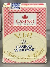 OFFICIAL CASINO WINDSOR USED GEMACO PLAYING CARDS picture