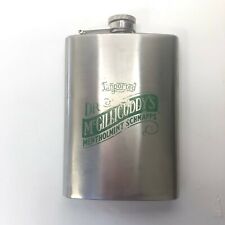 Dr. McGillicuddy's Schnapps Flask - Stainless Steel - 8 OZ. - Green Logo picture