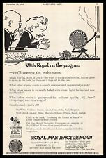 1918 Royal Mfg Co. Cotton Wool Waste Program Rahway New Jersey Vintage Print Ad picture