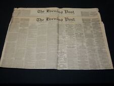 1862 MAY 24 & 30 THE EVENING POST NEWSPAPER LOT OF 2 - CIVIL WAR - NP 4942 picture