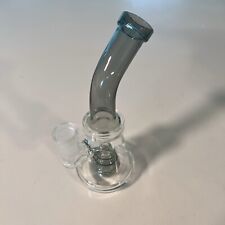 Premium 6''  Gray Thick Clear Glass Hookah Water Pipe Bong with Bowl picture