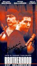 William Baldwin autographed signed autograph Brotherhood of Murder VHS video box picture