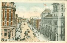 Albany, NY Broadway looking North, showing Post Office and daily 1917 activity  picture